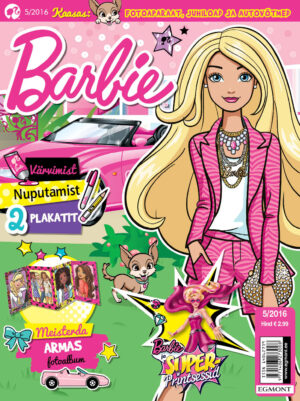 Barbie 5/2016 - kaasas fotoaparaat, juhiload ja autovõtmed-0