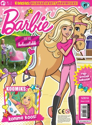 Barbie 2018/05 - kingituseks värvitav käekott-0