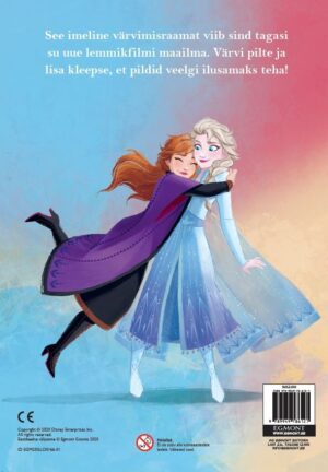 Lumekuninganna 2. Elsa ja Anna uued seiklused. Värvimisraamat-7447
