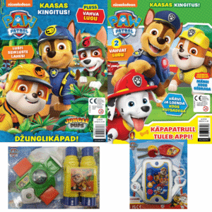 Paw Patrol 2 ajakirja komplekt + kingitused