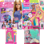 Barbie komplekt - 2 ajakirja + kingitused