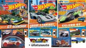 Hot Wheels 3e ajakirja komplekt