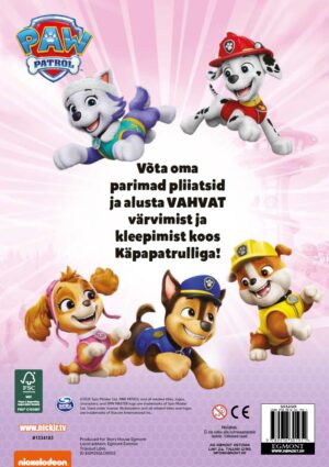 Paw Patrol. Värvimisraamat