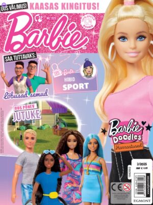 Barbie 2025/2- kaasas ostlemise komplekt