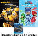 Kangelaste komplekt (PJ Mask värvimisraamatuga)