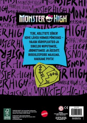 Monster High. Tegevusraamat. Riided, nuputamist, joonistamist