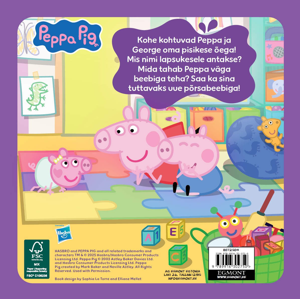 Põrsas Peppa. Meie uus väike õde